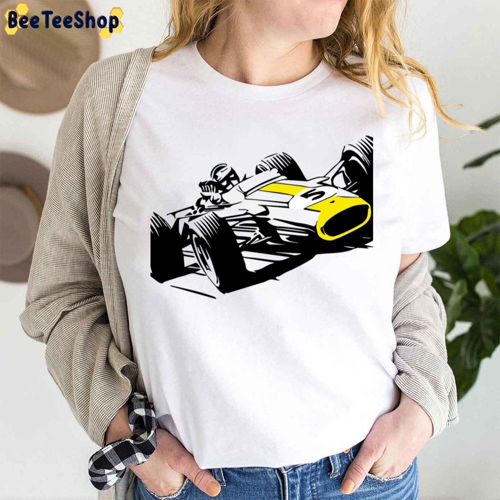 60s Formula One Car On White Trending Unisex T-Shirt