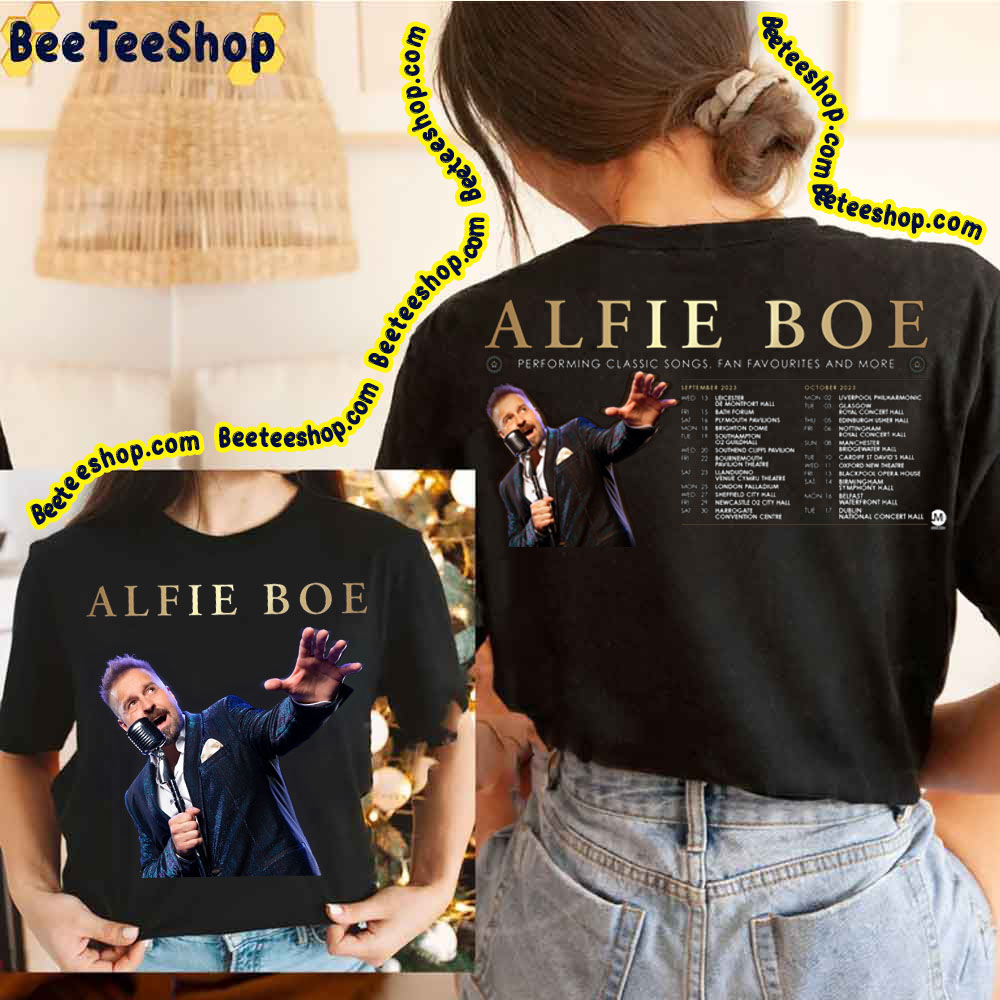 alfie boe tour merchandise 2023