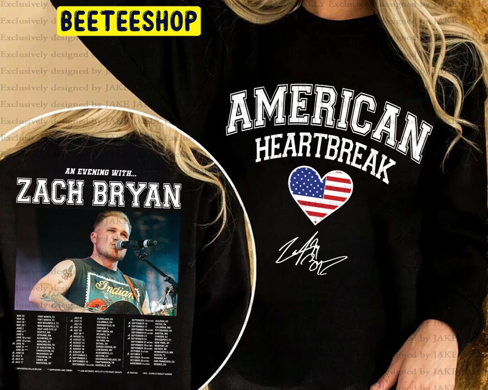 American Heartbreak Tour 2022 Vintage Double Side Trending Unisex Shirt