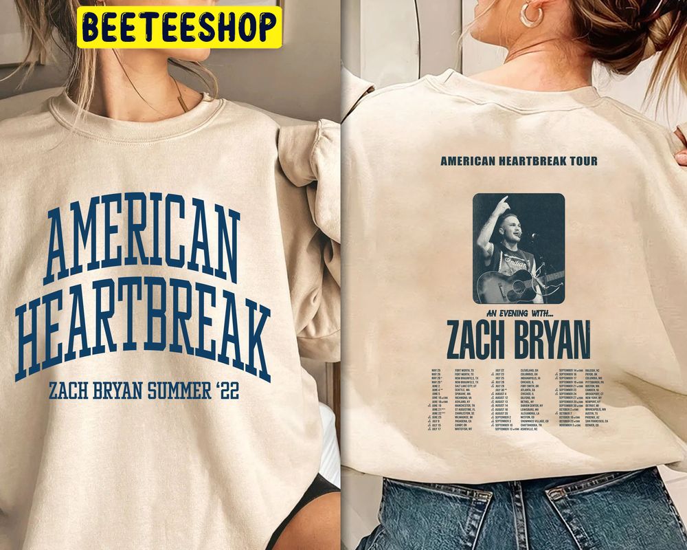 Art American Heartbreak Tour Double Side Trending Unisex Shirt