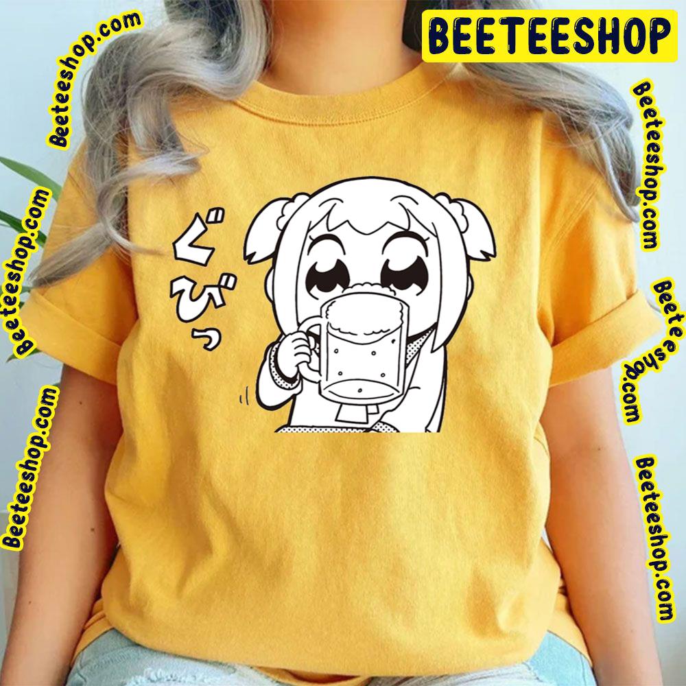 Beer Meme Popuko Pop Team Epic Trending Unisex T-Shirt