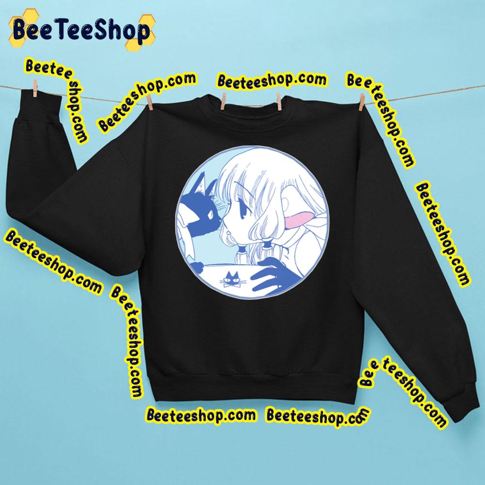 Black Cat And Chii Chobits Trending Unisex Sweatshirt