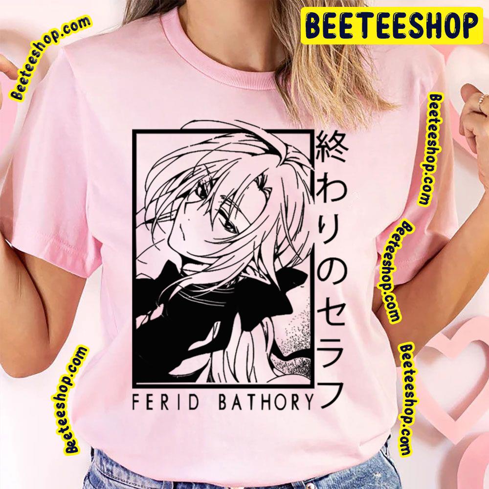 Black Lineferid Bathory Owari No Seraph Trending Unisex T-Shirt