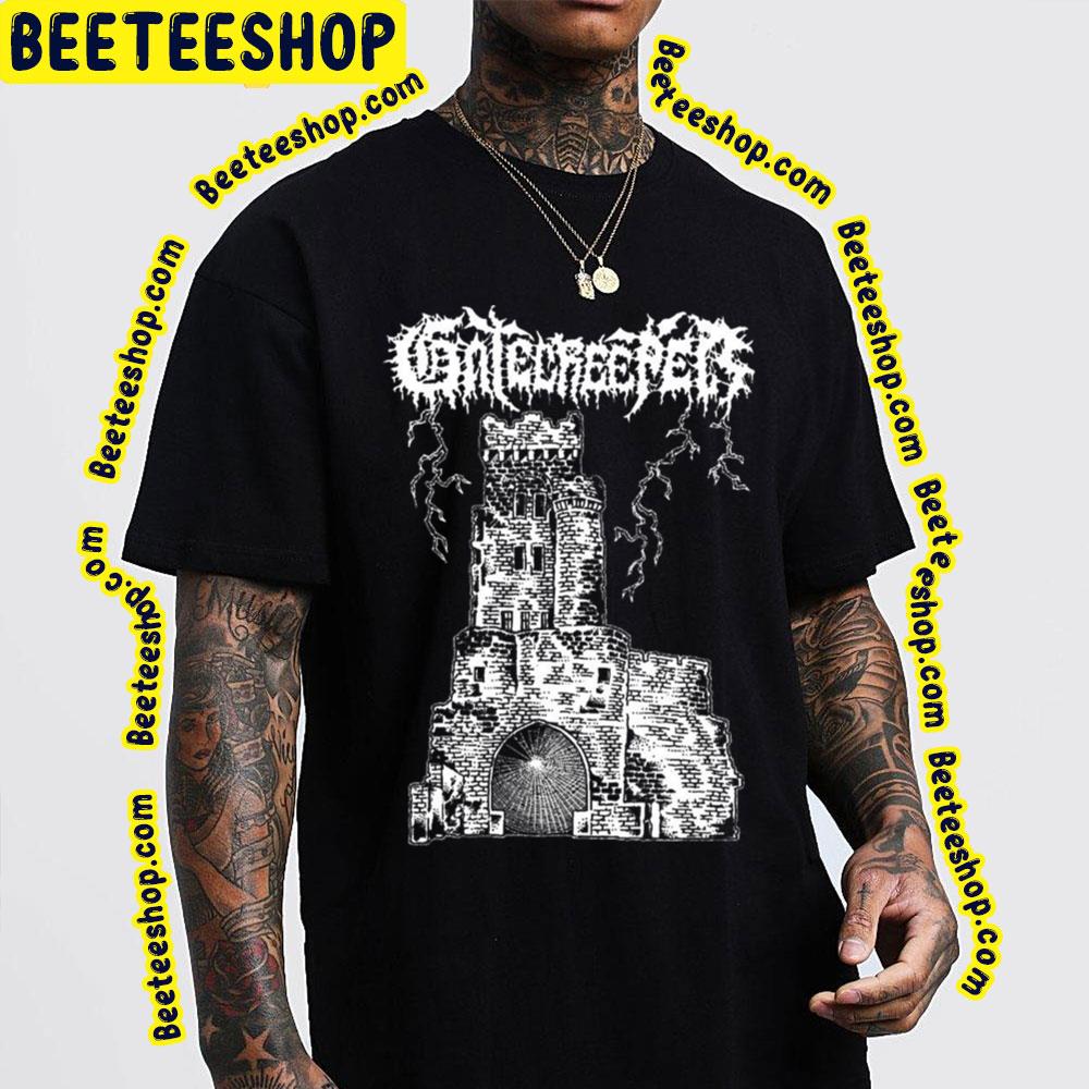 Black White Design Gatecreeper Death Metal Trending Unisex T-Shirt