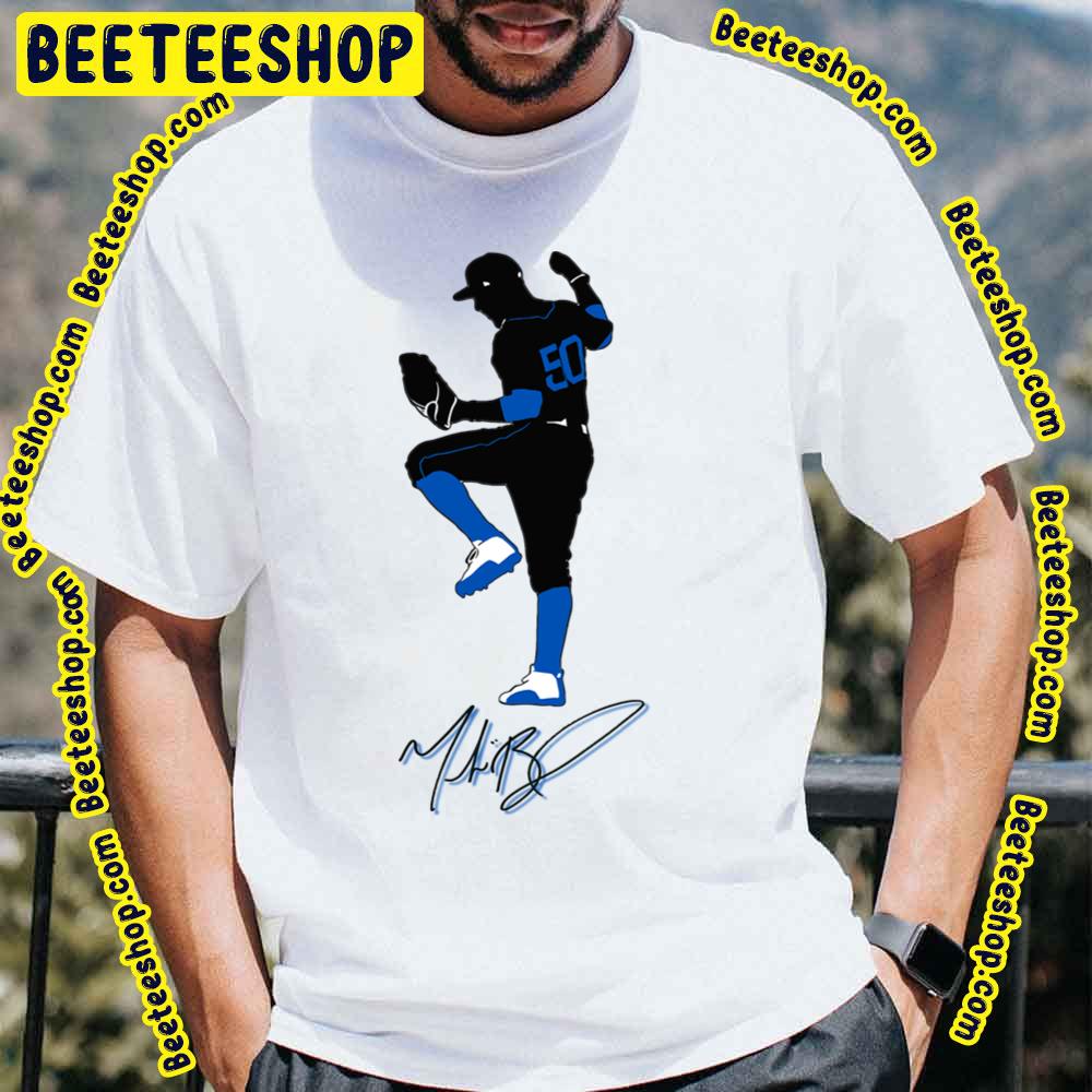 Blue Black Art Mookie Beets Baseball Trending Unisex T-Shirt