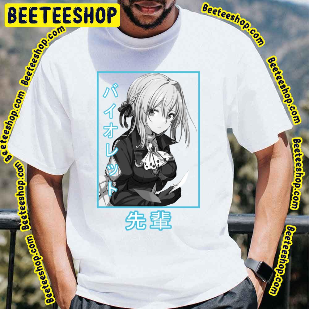 Blue Black Art Violet Evergarden Trending Unisex T-Shirt