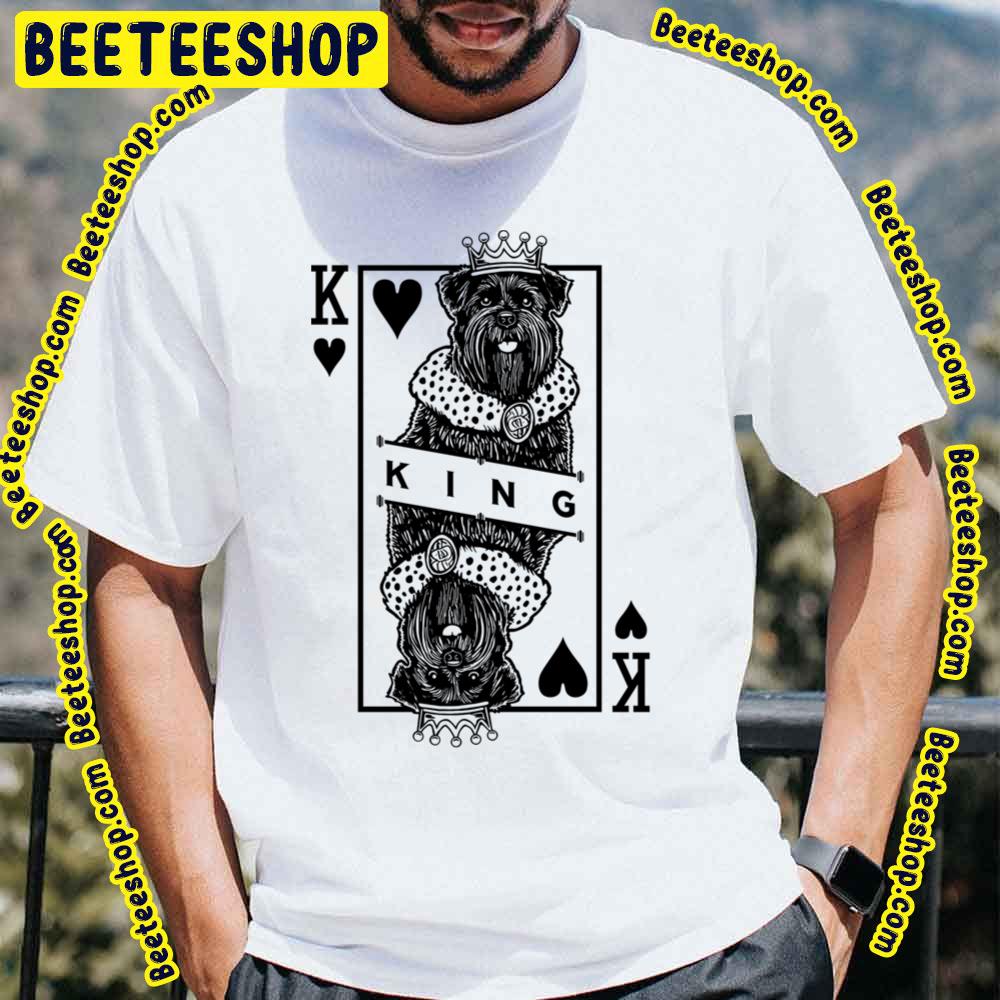 Bouvier Des Flandres King Of Hearts Trending Unisex T-Shirt