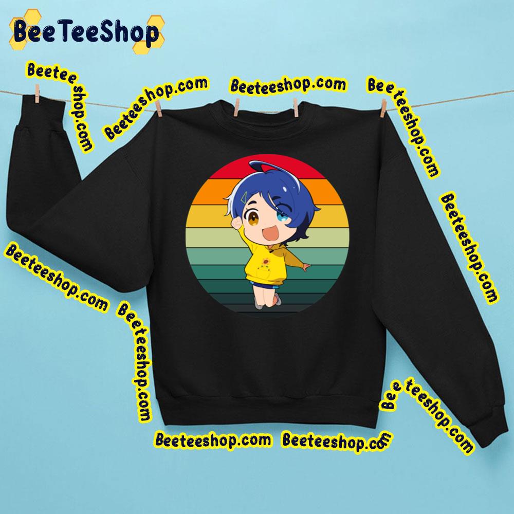 Chibi 80s Sunset Ai Ohto Wonder Egg Priority Trending Unisex Sweatshirt