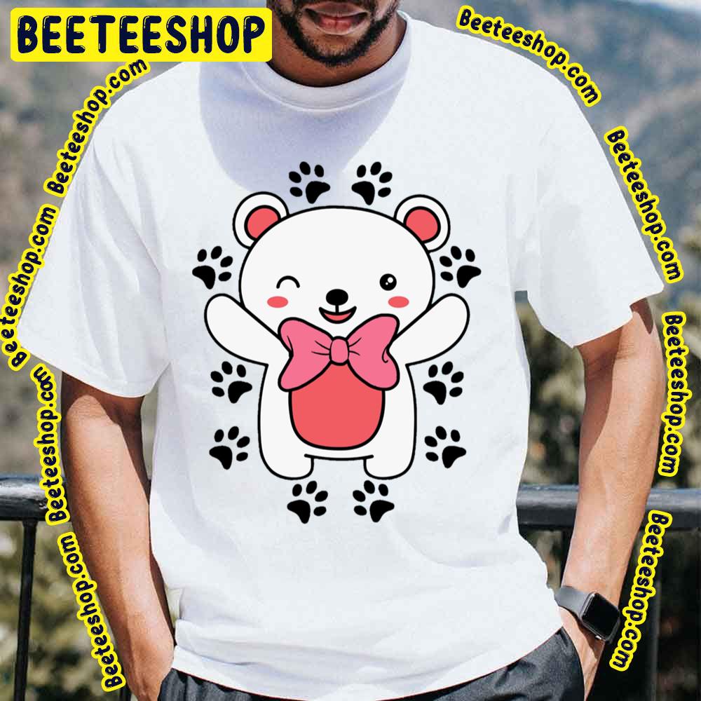 Cute Ribbon Bear Trending Unisex T-Shirt