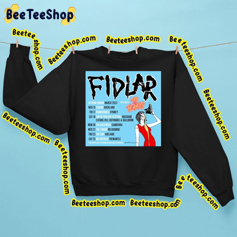 Deyown Ondah March 2023 Fidlar With The Terrys Trending Unisex Sweatshirt