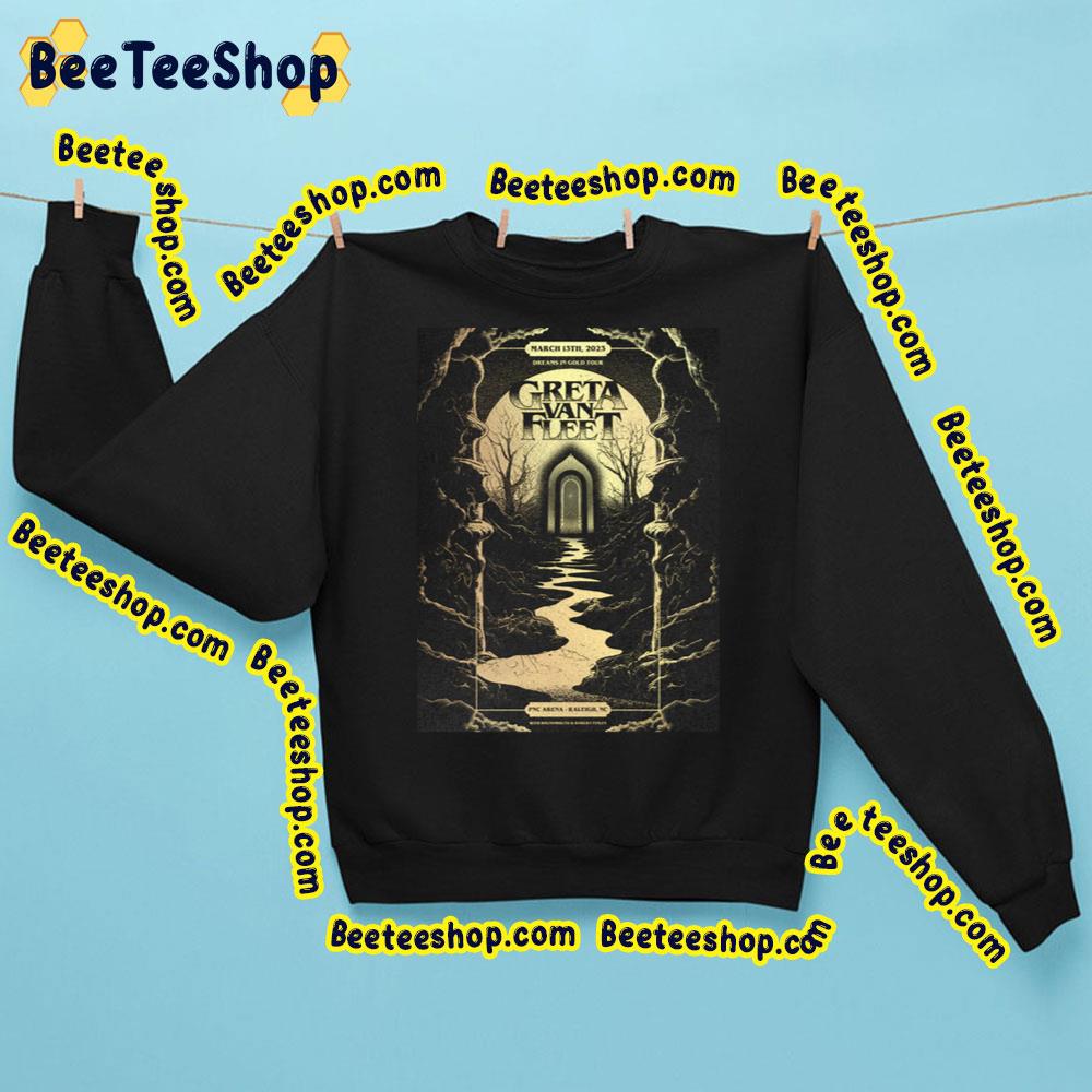 Dreams In Gold Tour 2023 Greta Van Fleet Trending Unisex Sweatshirt