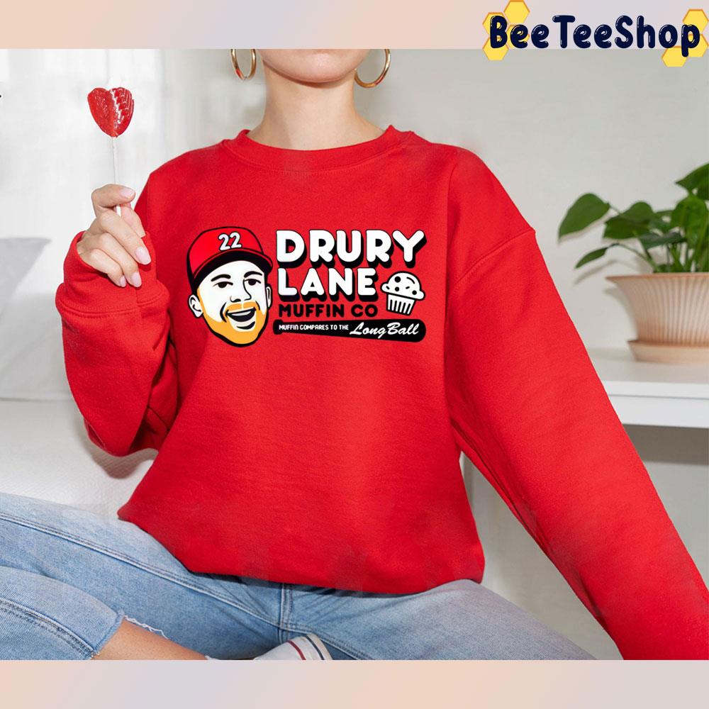 Cincy Shirts - Do you know the muffin man? Who lives on Drury Lane? ⚾  Get your own official Brandon Drury Drury Lane Muffin Co. tee from  cincyshirts.com now!