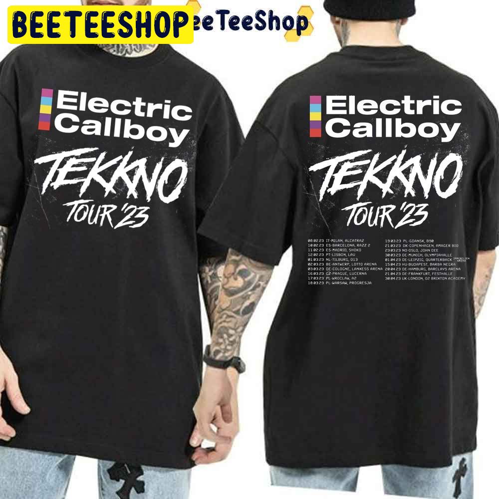 Electric Callboy Tekkno Tour 2023 Double Side Trending Unisex Shirt