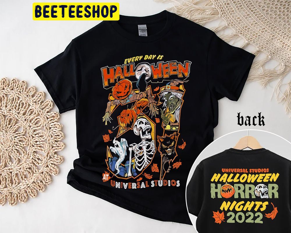 Every Day Is Halloween Double Side Trending Unisex Shirt