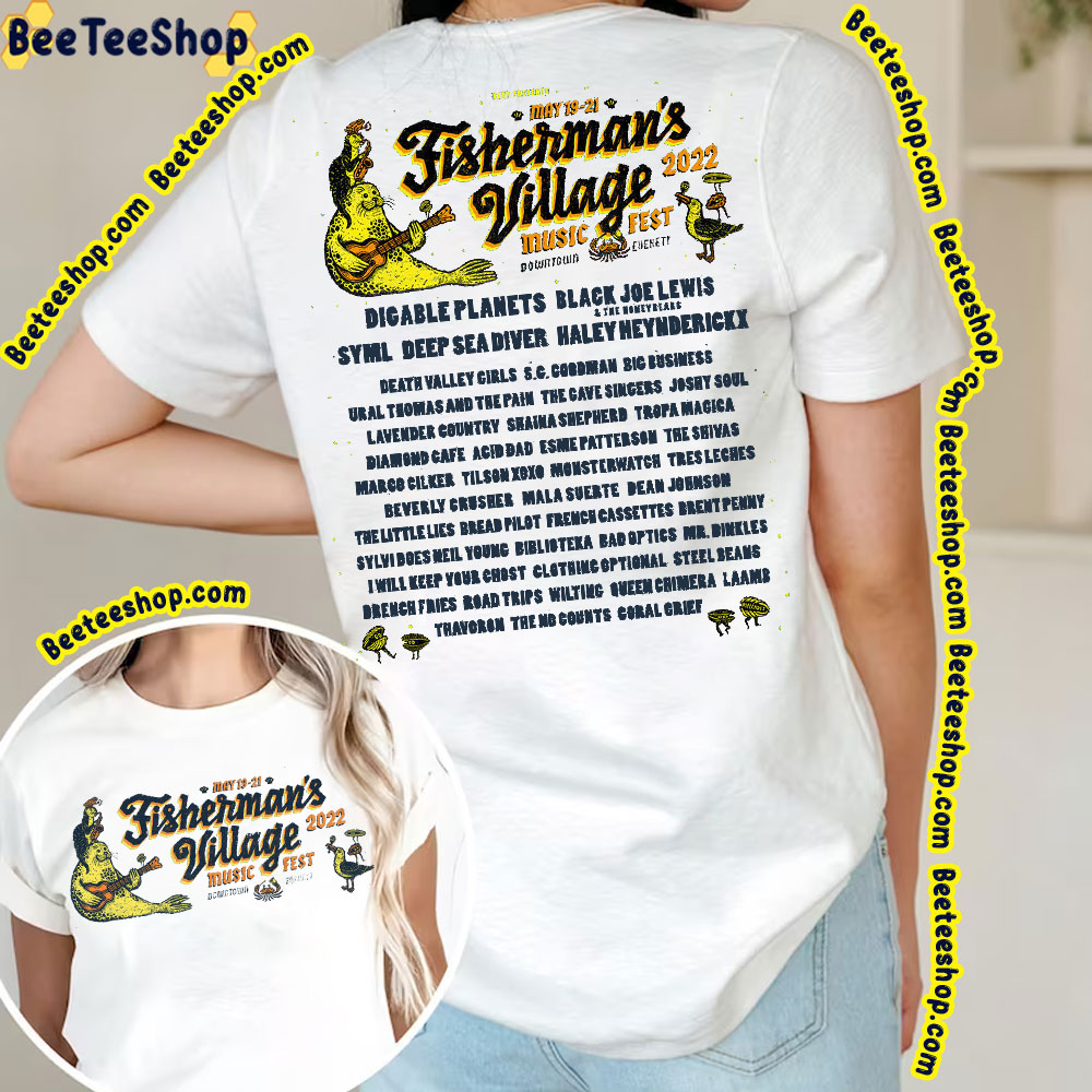 Fisherman’s Village Music Fest 2023 Double Side Double Side Trending Unisex Shirt