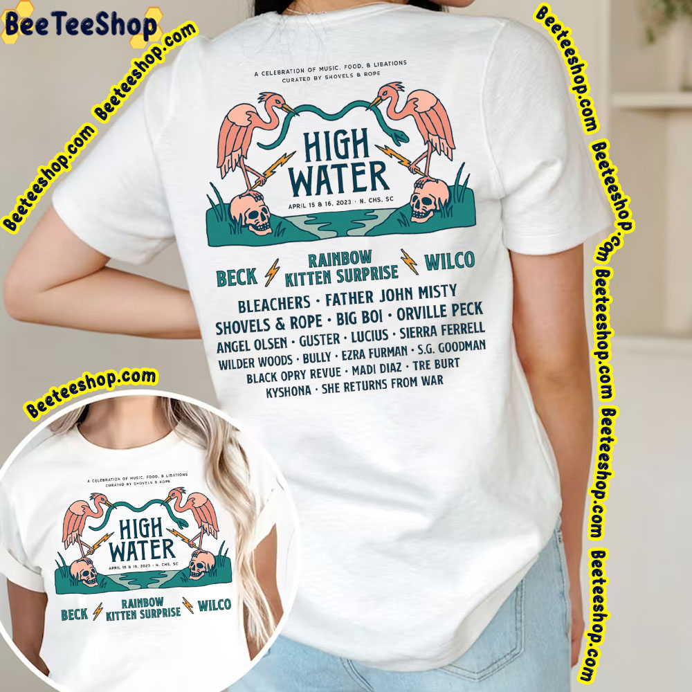 High Water Fest 2023 Double Side Double Side Trending Unisex Shirt