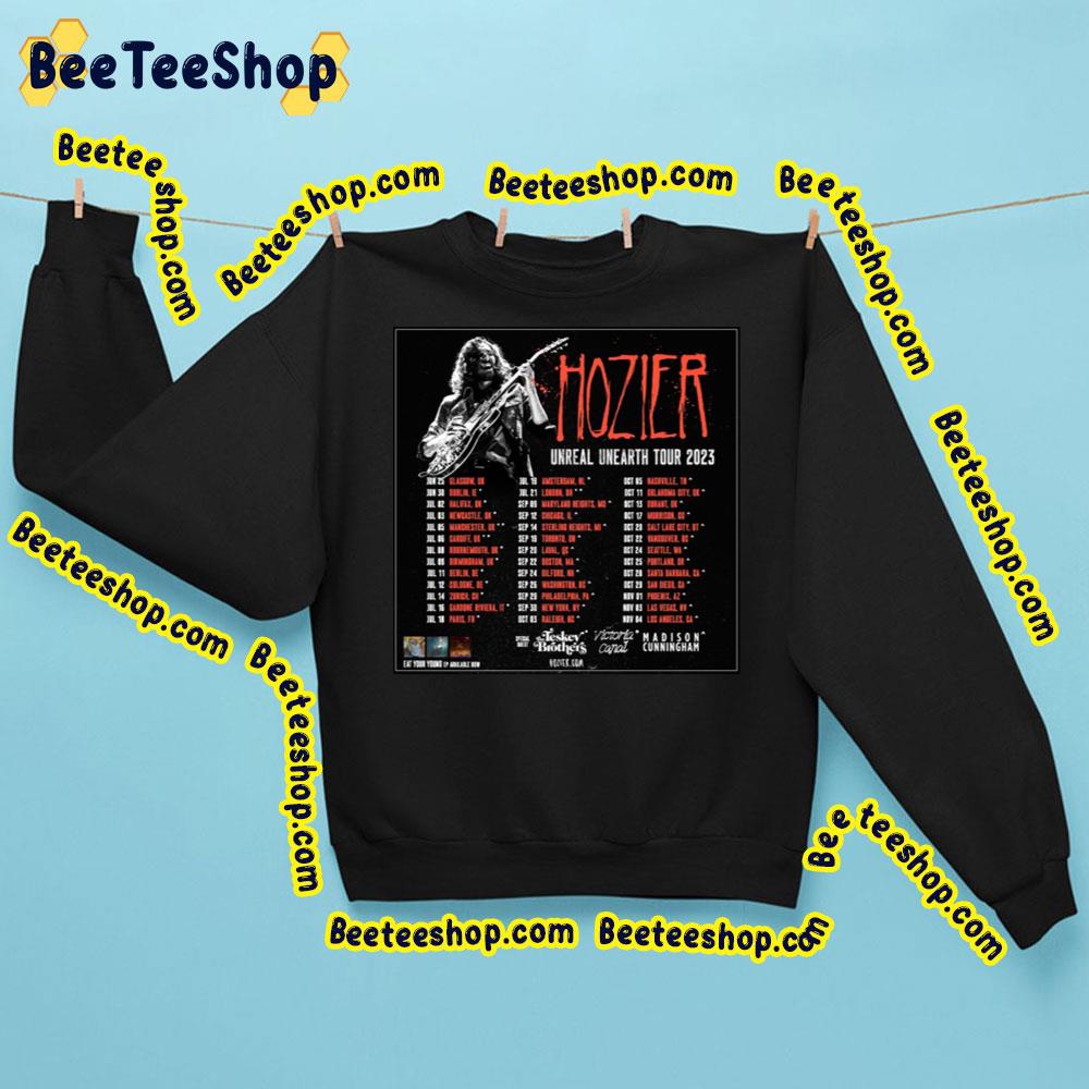 Hozier Unreal Unearth Tour Dates 2023 Trending Unisex Sweatshirt