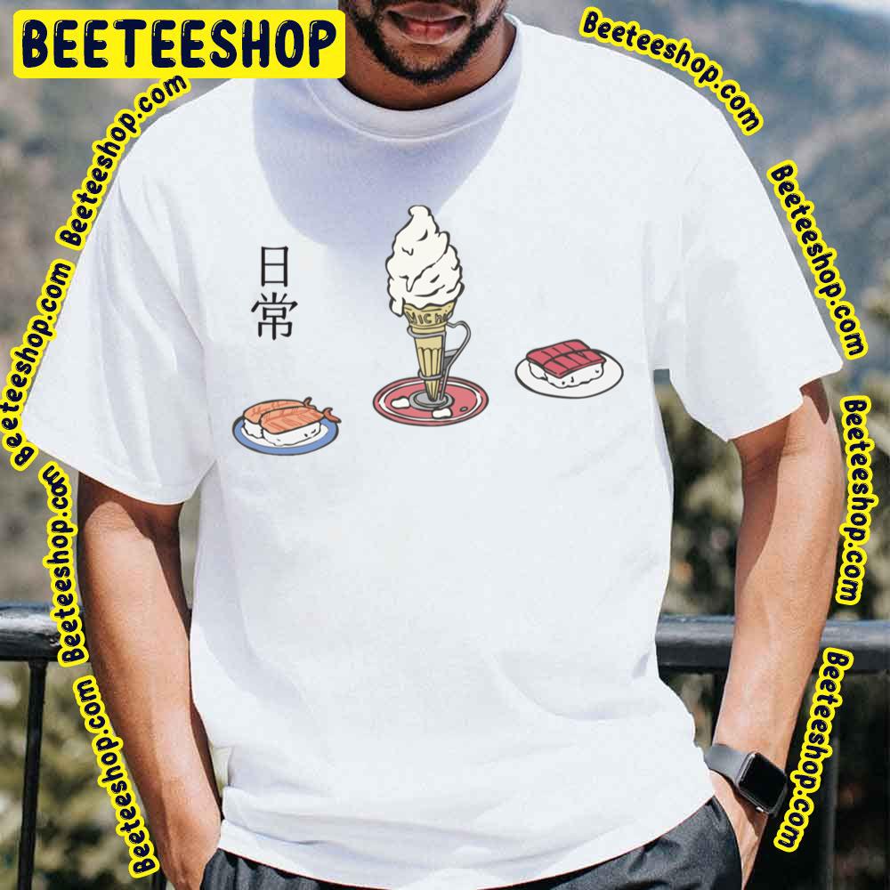 Ice Cream And Sushi Nichijou Trending Unisex T-Shirt