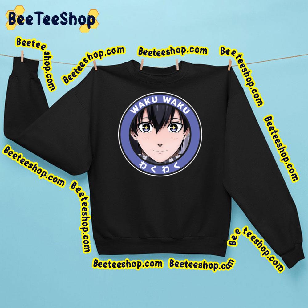 Kawaii Yoichi Isagi Waku Waku Blue Lock Trending Unisex Sweatshirt