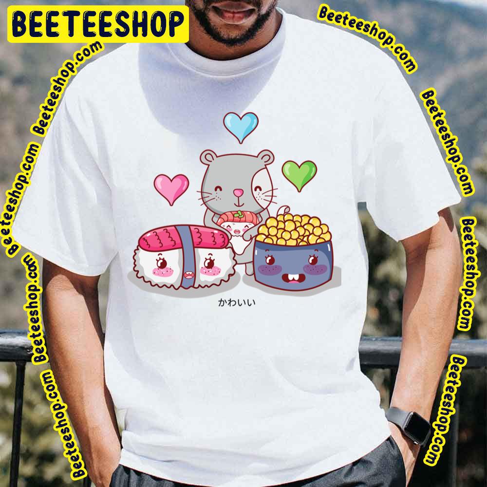 Let’s Eat いただきます Kawaii Artwork Trending Unisex T-Shirt