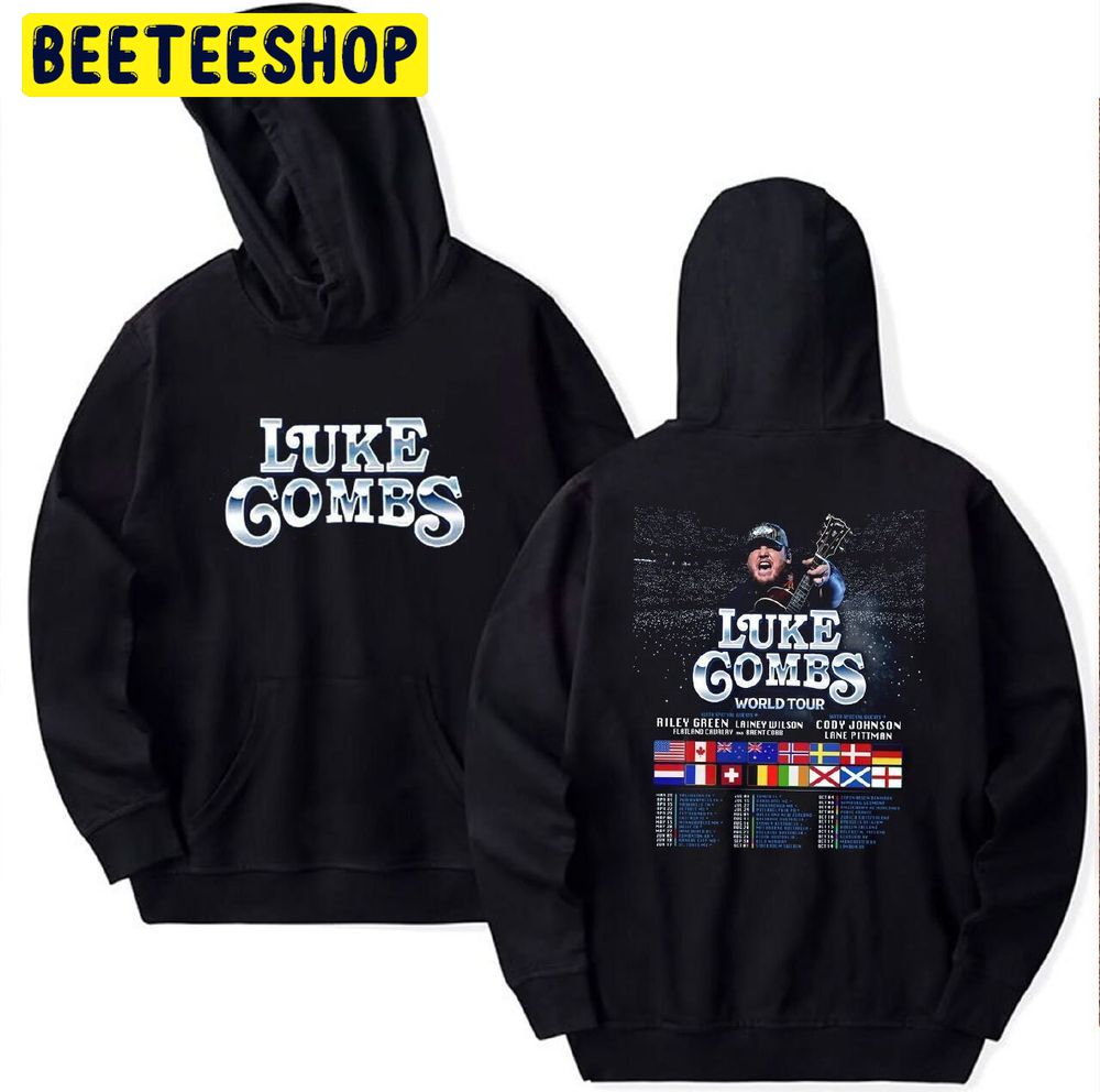 Luke Combs World Tour 2023 Double Side Trending Unisex Shirt