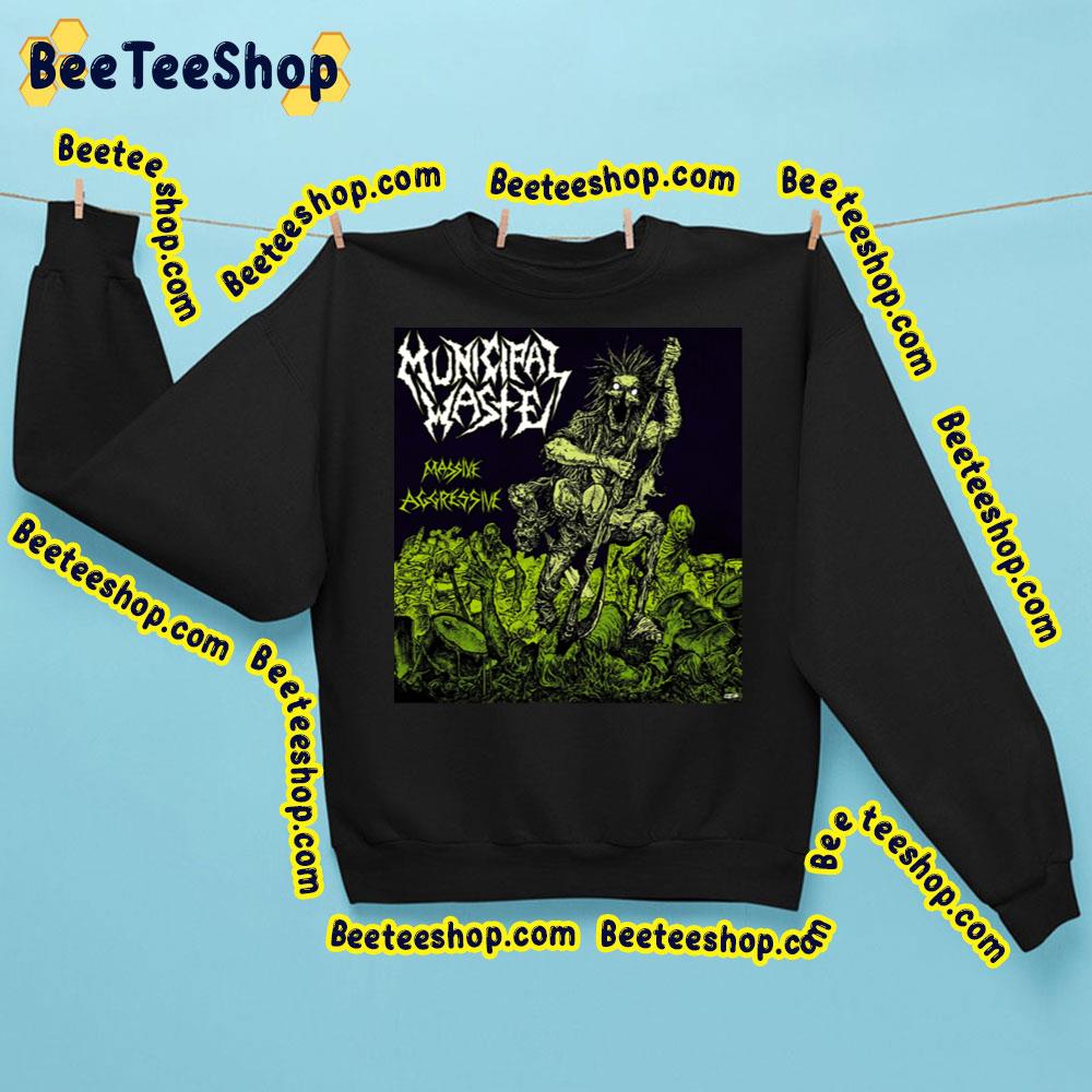 Massive Municipal Waste Zombie Art Trending Unisex Sweatshirt