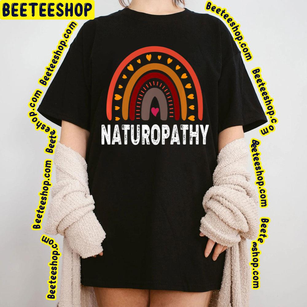 Naturopathy Therapist Colorful Rainbow Trending Unisex T-Shirt