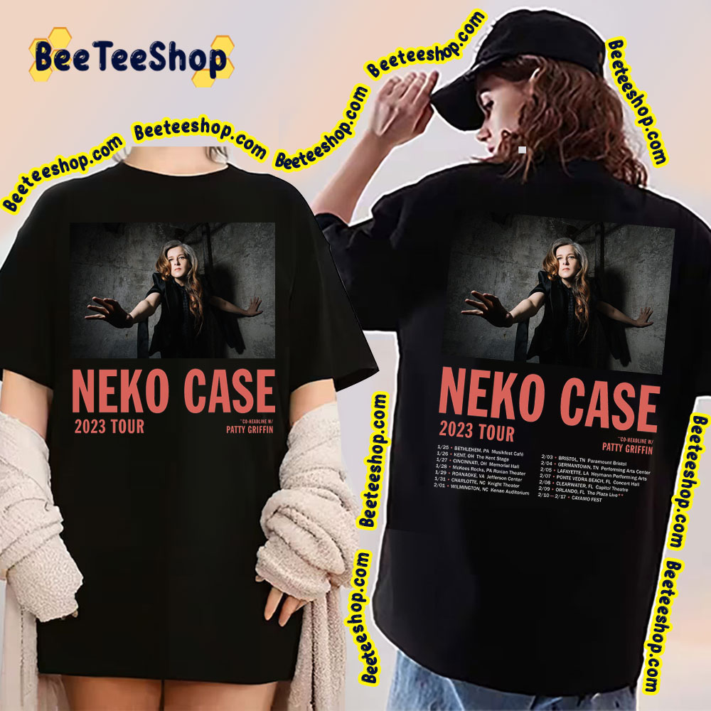 Neko Case 2023 Tour Dates Double Side Double Side Trending Unisex Shirt