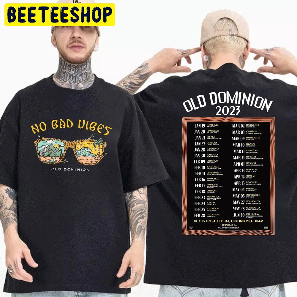 Old Dominion 2023 Double Side Trending Unisex Shirt