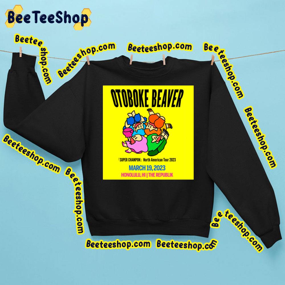 Otoboke Beaver North American Tour 2023 Trending Unisex Sweatshirt