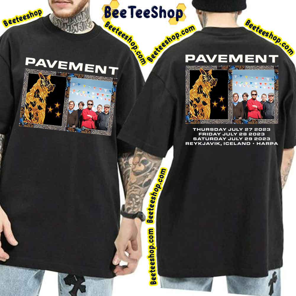 Pavement Iceland 2023 Tour Double Side Trending Unisex Shirt