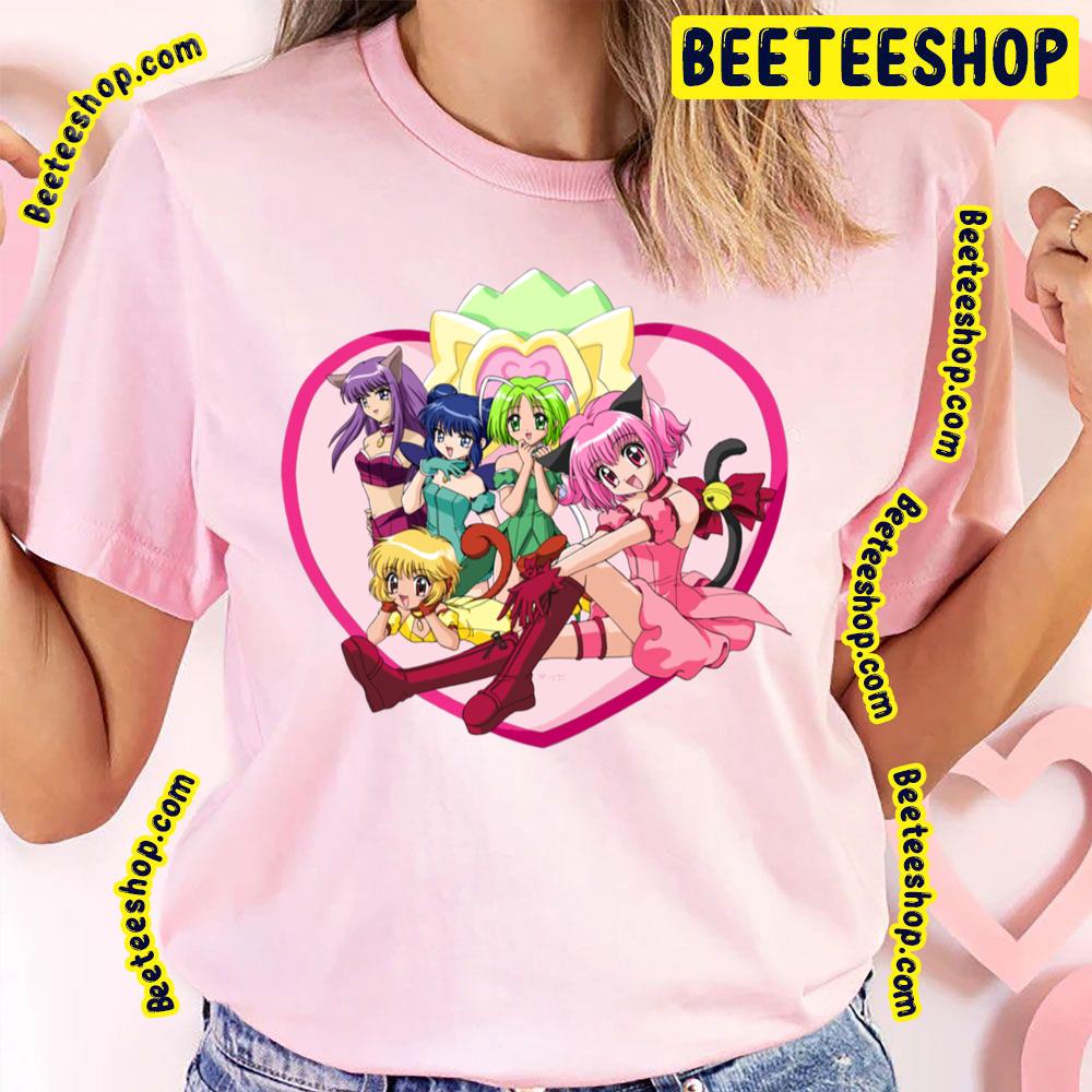 Pink Heart Tokyo Mew Mew Trending Unisex T-Shirt