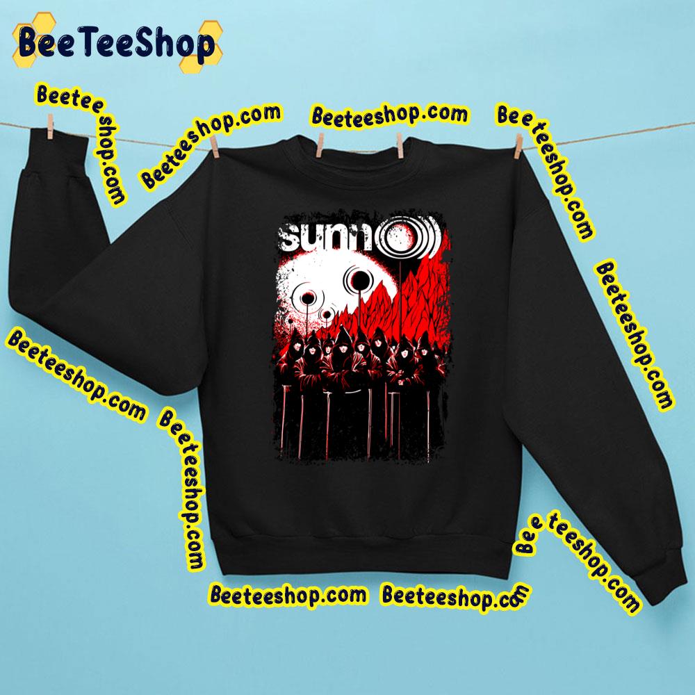 Red Black Art Sunn O Trending Unisex Sweatshirt