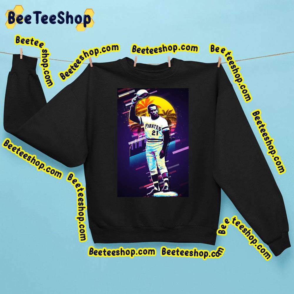 Roberto Clemente Retro Baseball Trending Unisex Sweatshirt