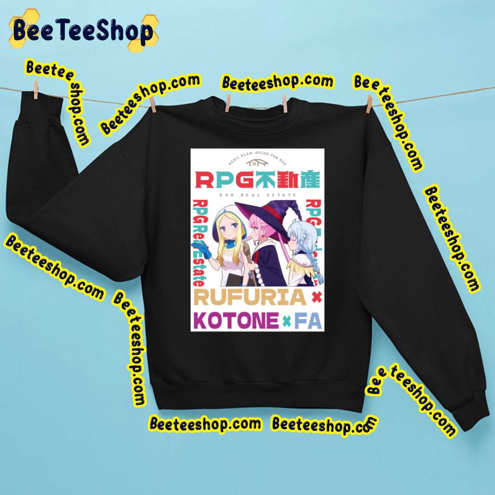 Rpg Real Estate Rpg Fudousan Kotone Fafnir Rufuria Trending Unisex Sweatshirt