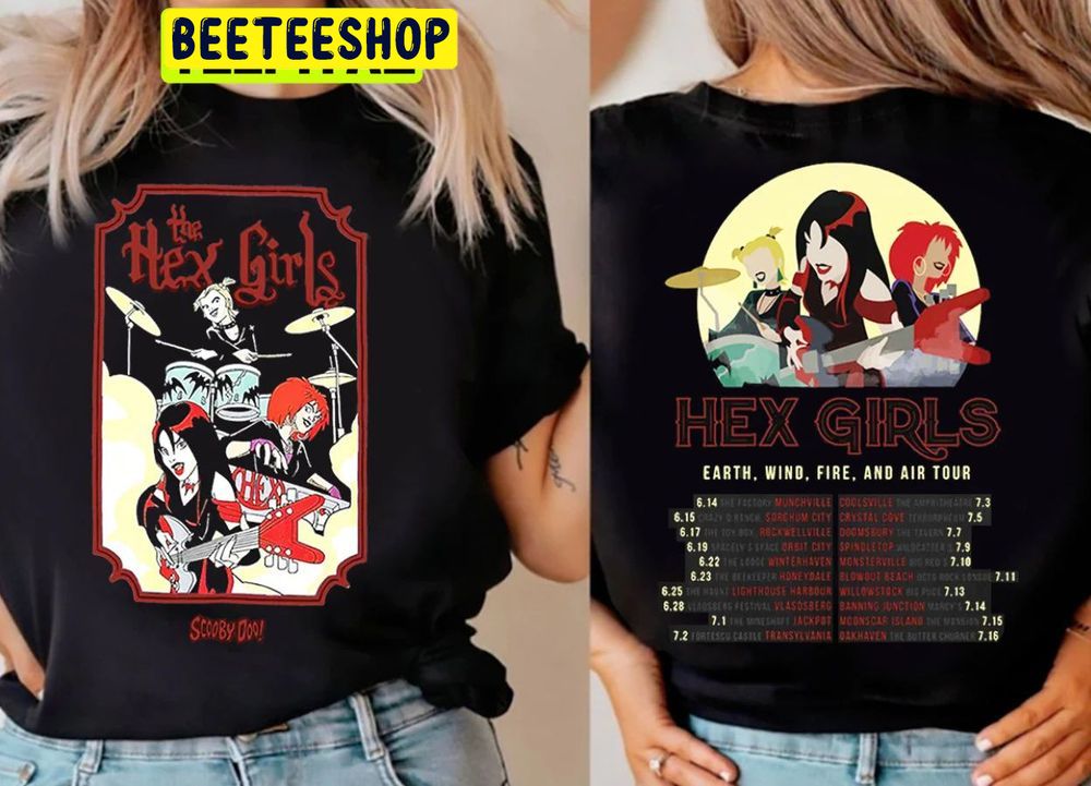 Scooby Doo The Hex Girls Vintage Trending Double Side Trending Unisex Shirt