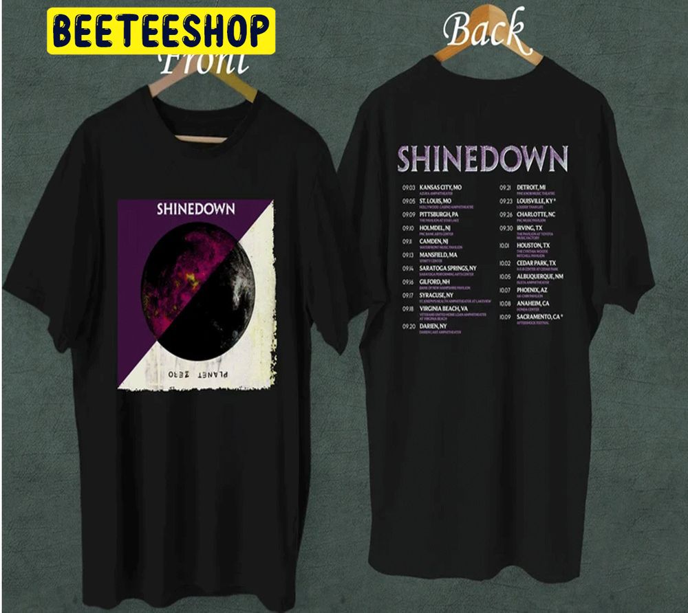 Shinedown Planet Zero Double Side Trending Unisex Shirt