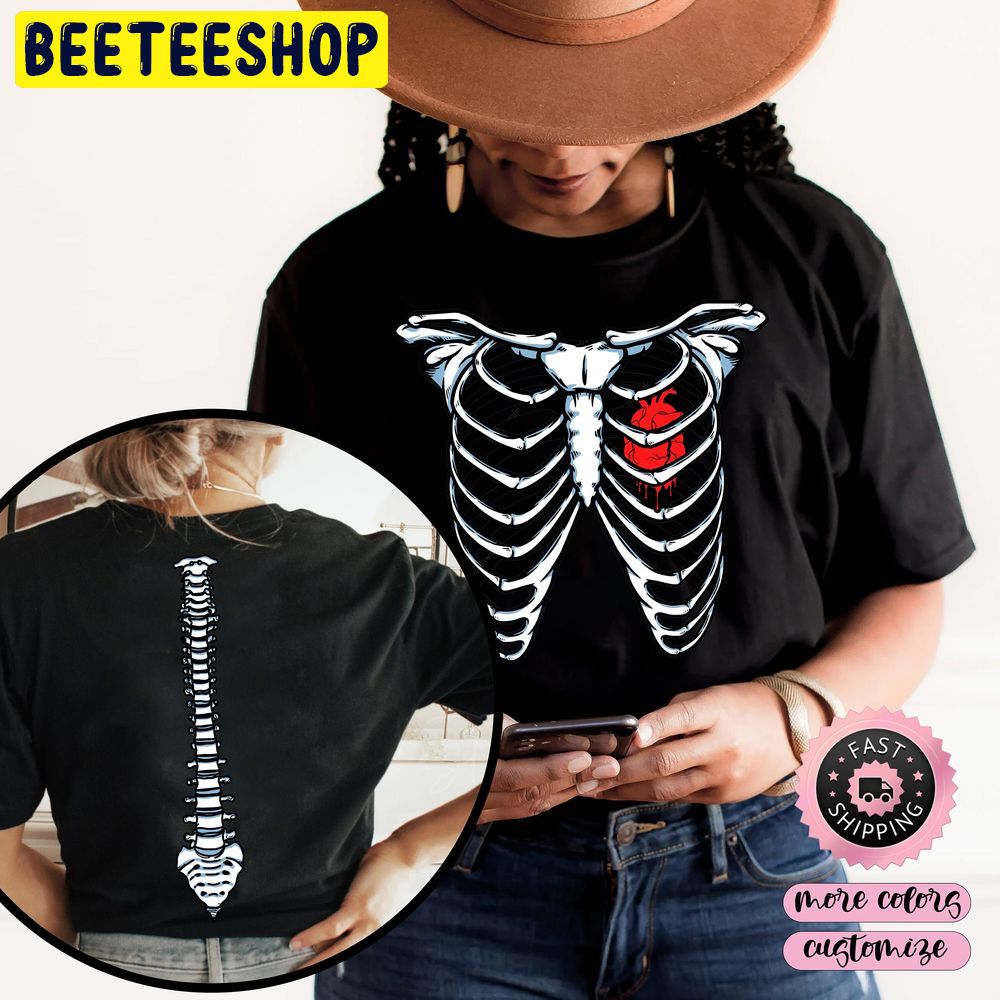 Skeleton Double Side Trending Unisex Shirt