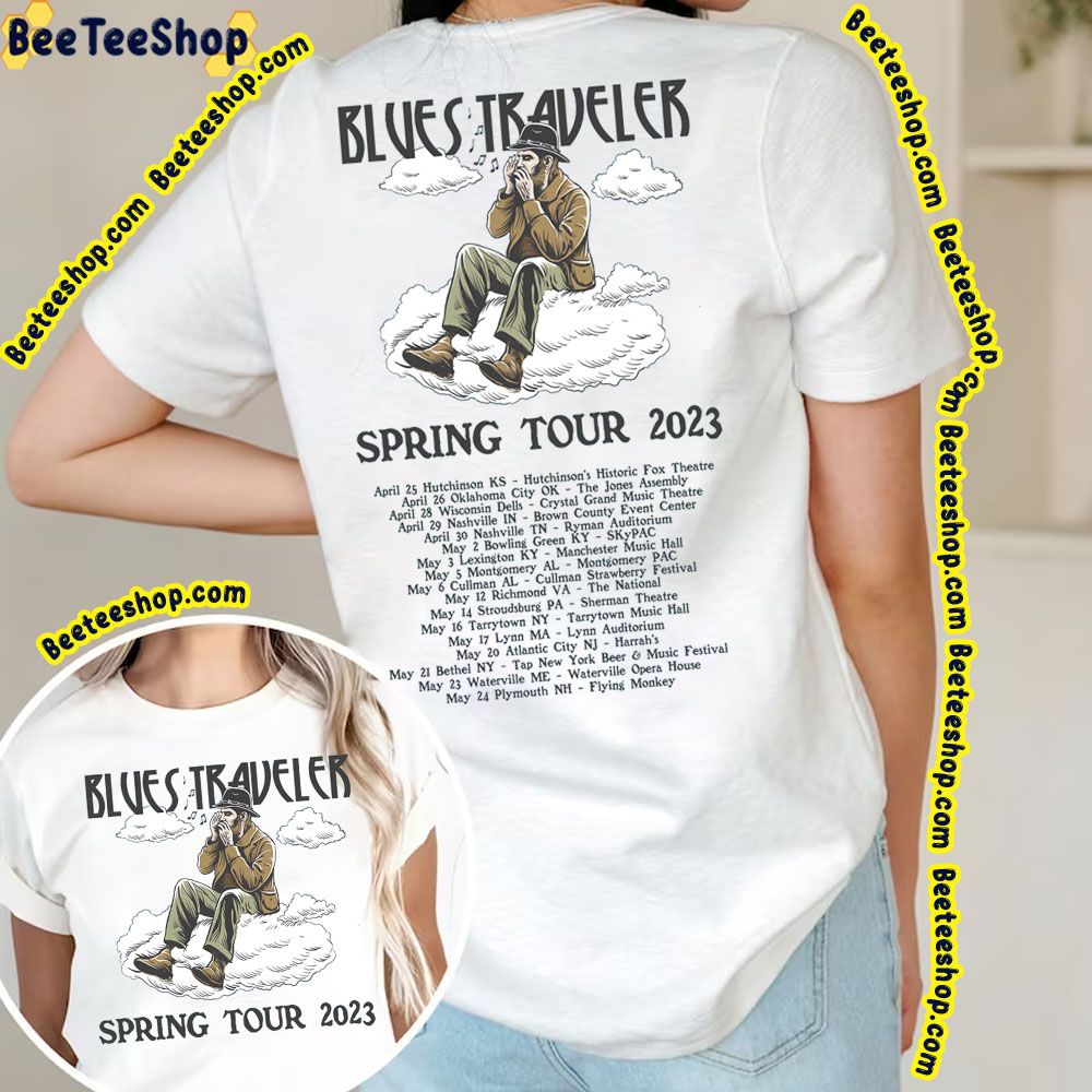 Spring Tour 2023 Blues Traveler Double Side Trending Unisex Shirt