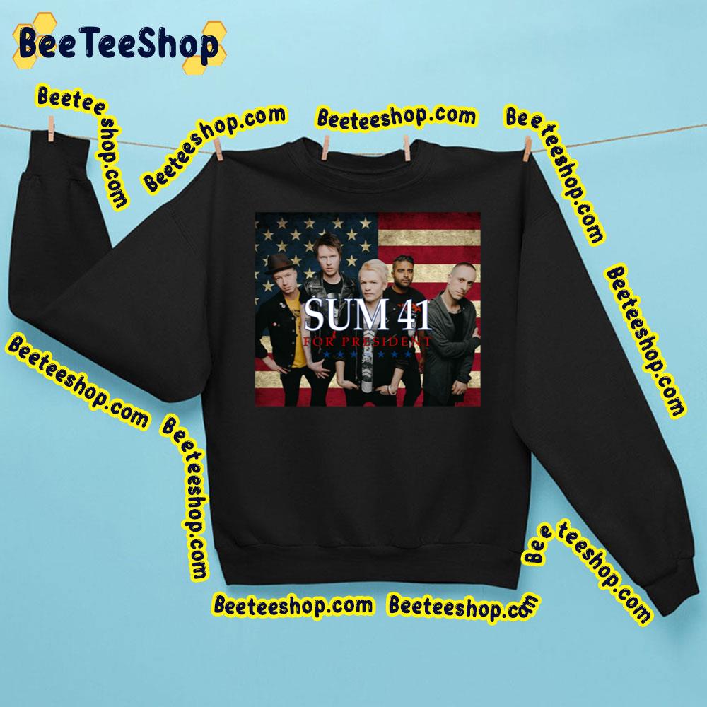 Sum 41 For President 2024 Trending Unisex Sweatshirt