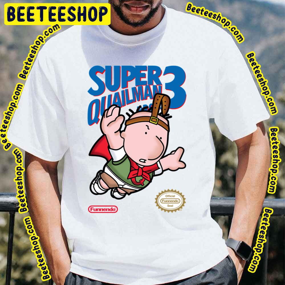 Super Quailman Bros 3 Super Mario Game Trending Unisex T-Shirt