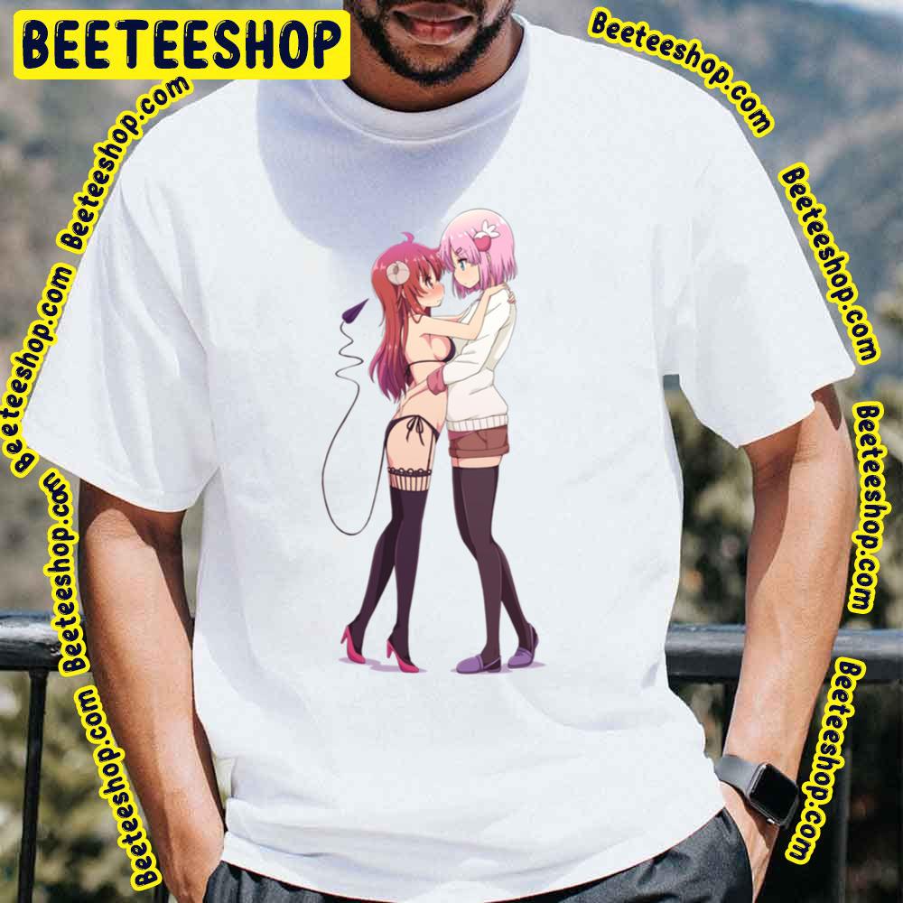 Sweet Hug Machikado Mazoku 2choume The Demon Girl Next Door Trending Unisex T-Shirt