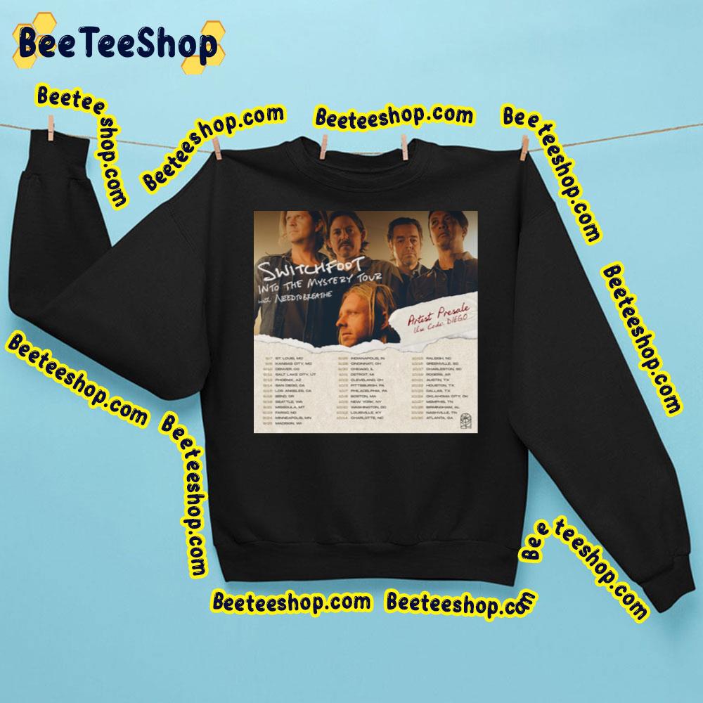 Switchfoot Into The Mystery Tour Dates Trending Unisex Sweatshirt