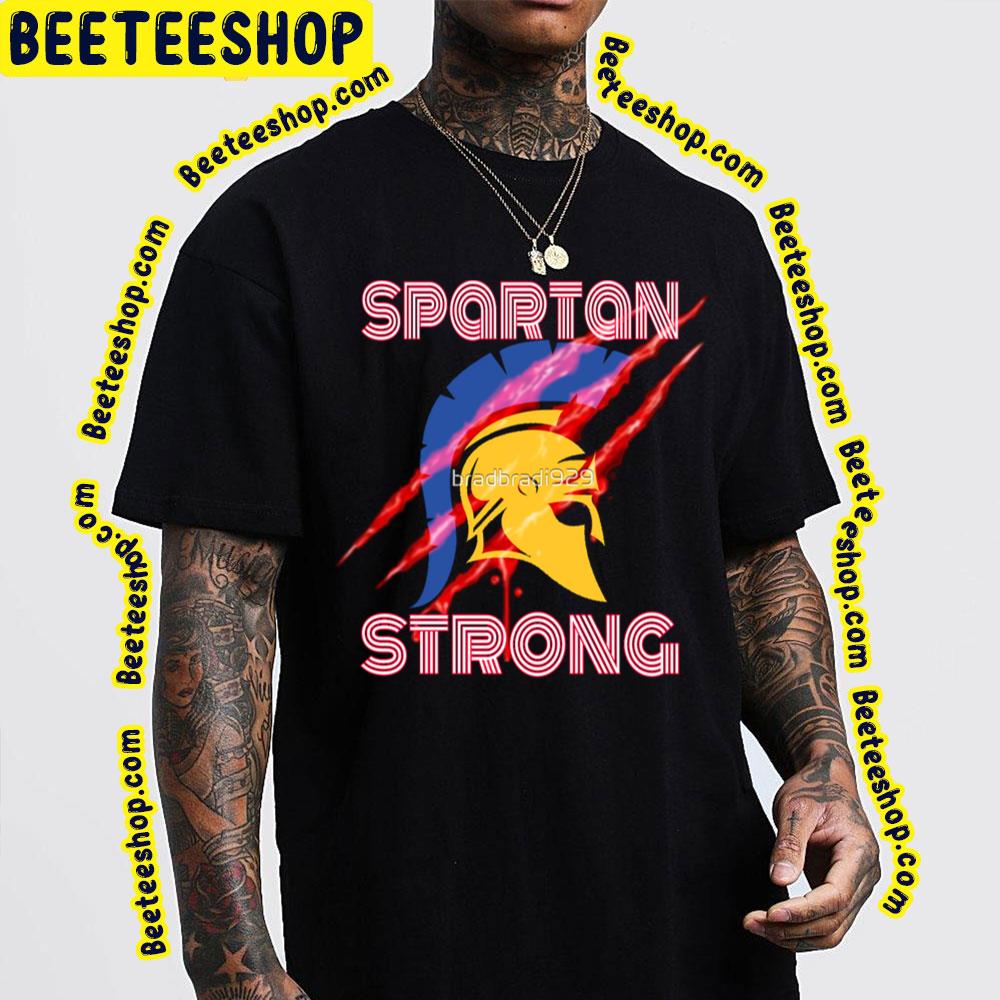 Text Art Spartan Strong Trending Unisex T-Shirt