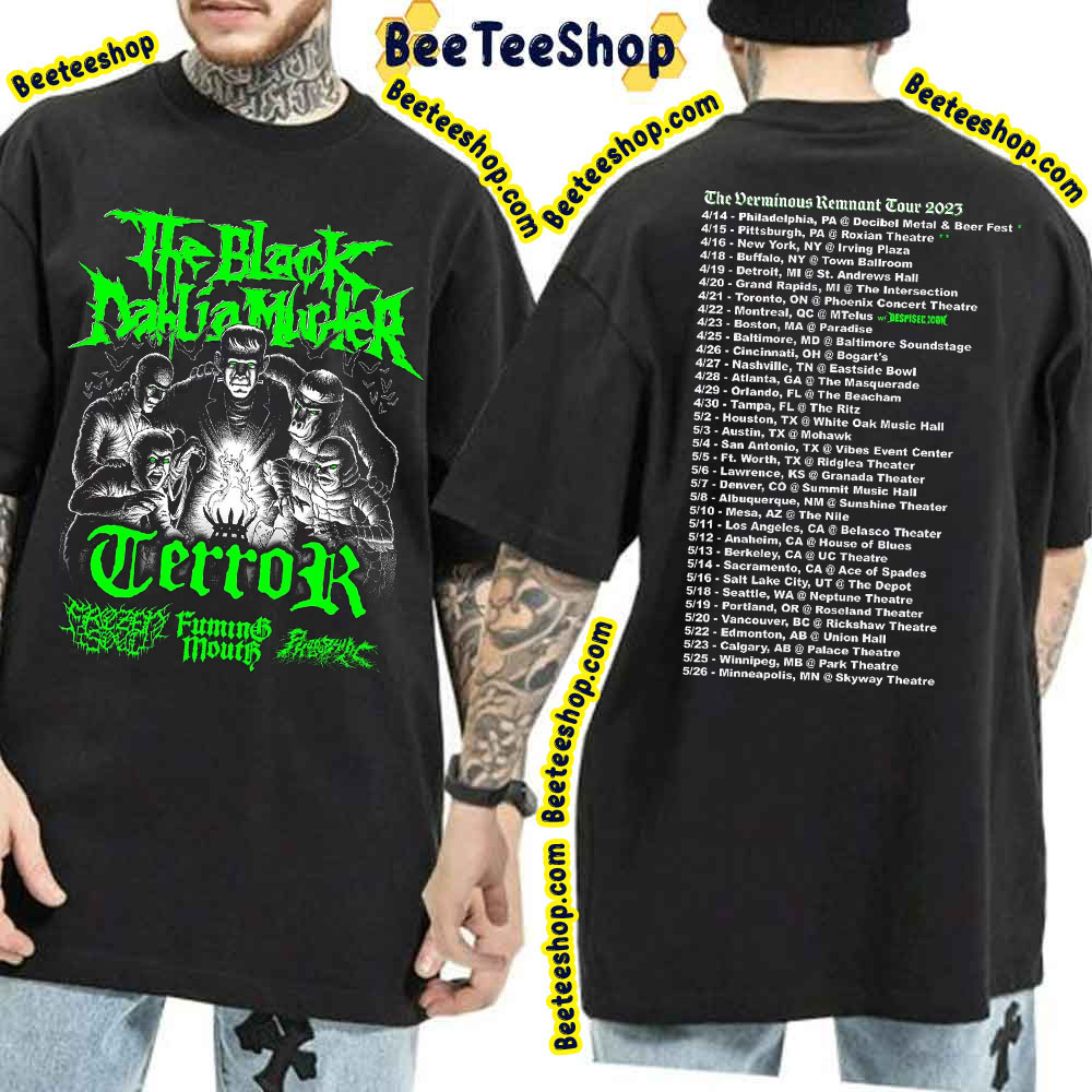 The Black Dahlia Murder Announce First Tour With New Lineup 2023 Double Side Trending Unisex Shirt