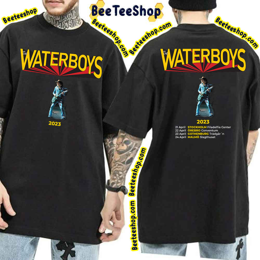 The Waterboys 2023 Tour Dates Double Side Trending Unisex Shirt