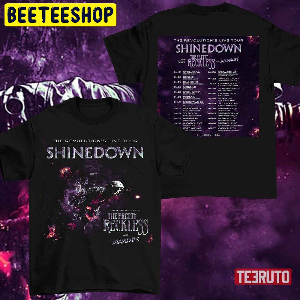 Tour Shinedown Planet Zero Double Side Trending Unisex Shirt