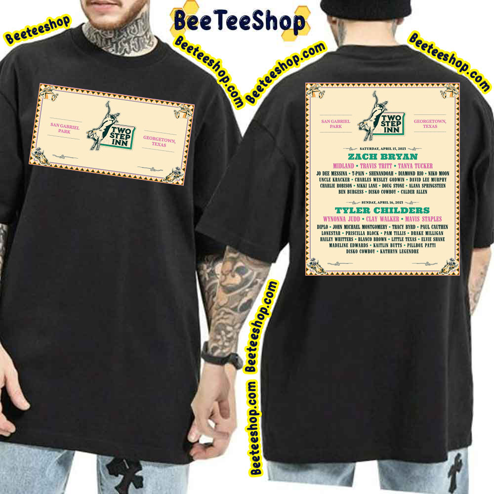 Two Step Inn Festival 2023 Double Side Double Side Trending Unisex Shirt -  Beeteeshop