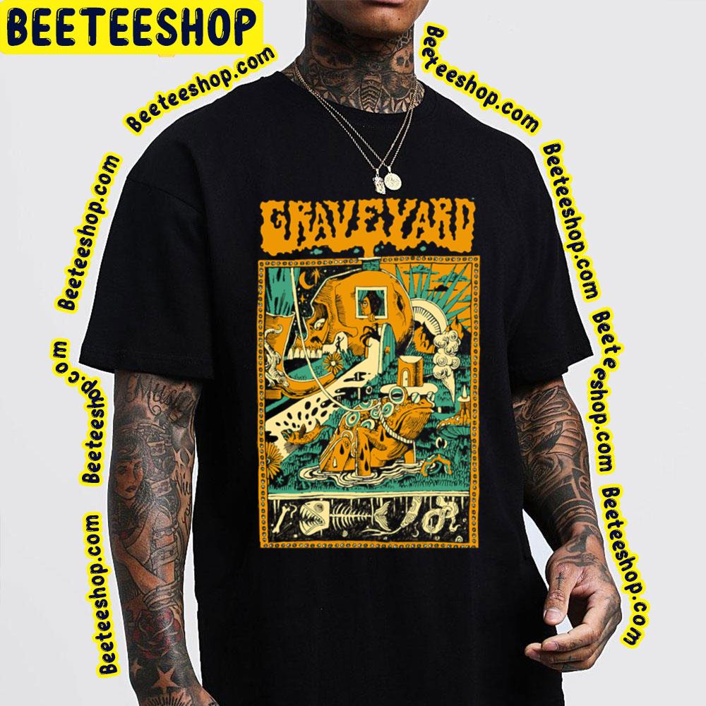 Vintage Graveyard Trending Unisex T-Shirt