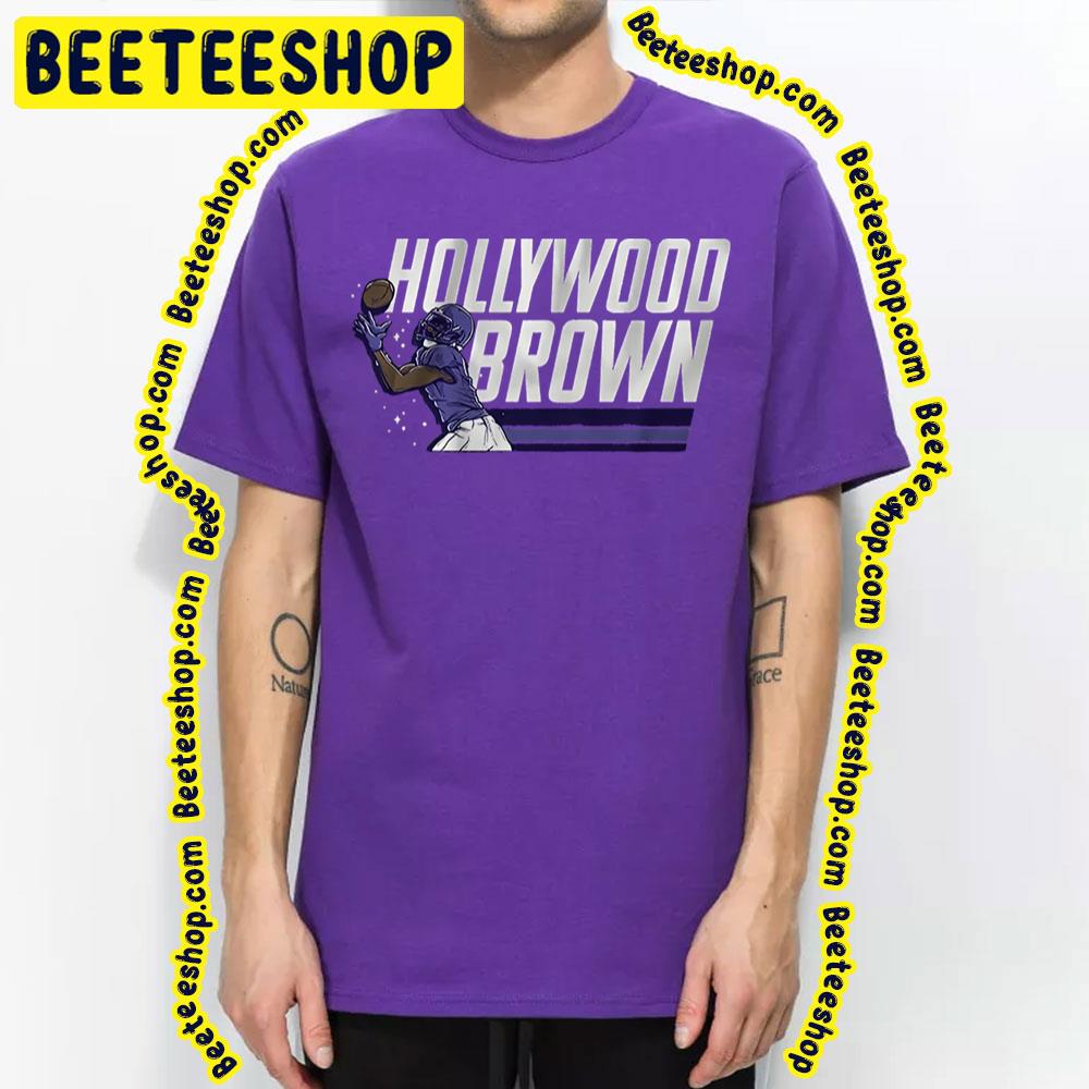 Vintage Hollywood Brown Football Trending Unisex T-Shirt